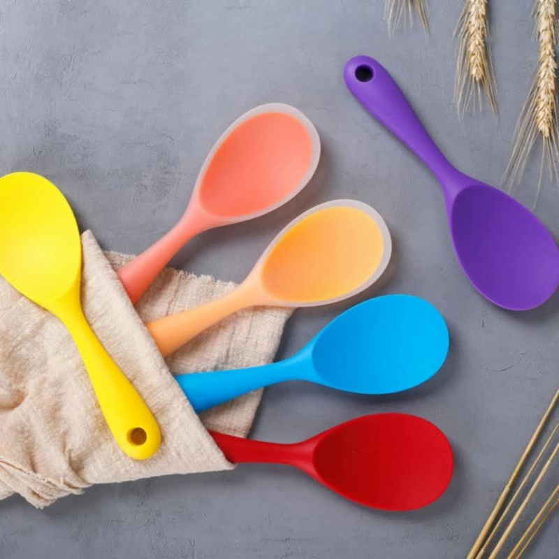 Crepe Pan Nonstick - 1Pcs Silicone Spoon Non-stick Cooking Spoon