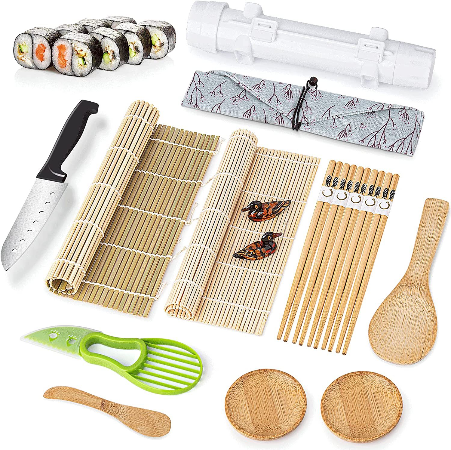 Sushi Making Set With Various  - огляд і ціна Sushi Mat Bamboo