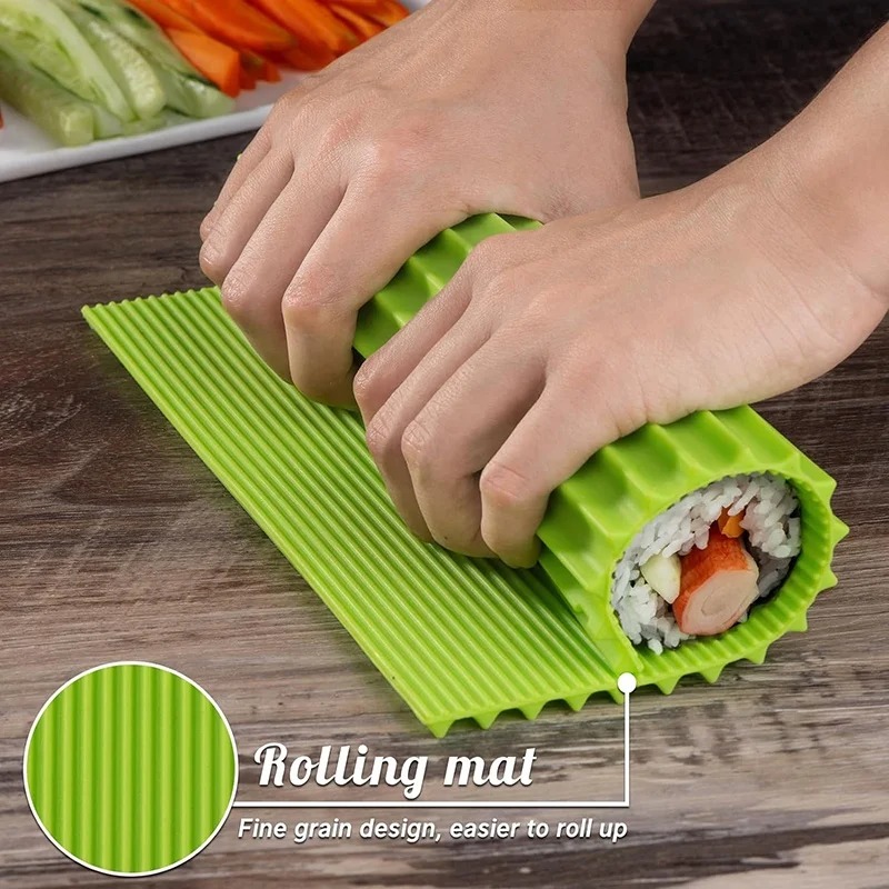 Silicone Hand Roll Sushi Rolli - огляд і ціна Sushi Mat Bamboo
