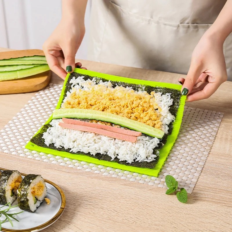 Silicone Hand Roll Sushi Rolli - огляд і ціна Sushi Mat Bamboo