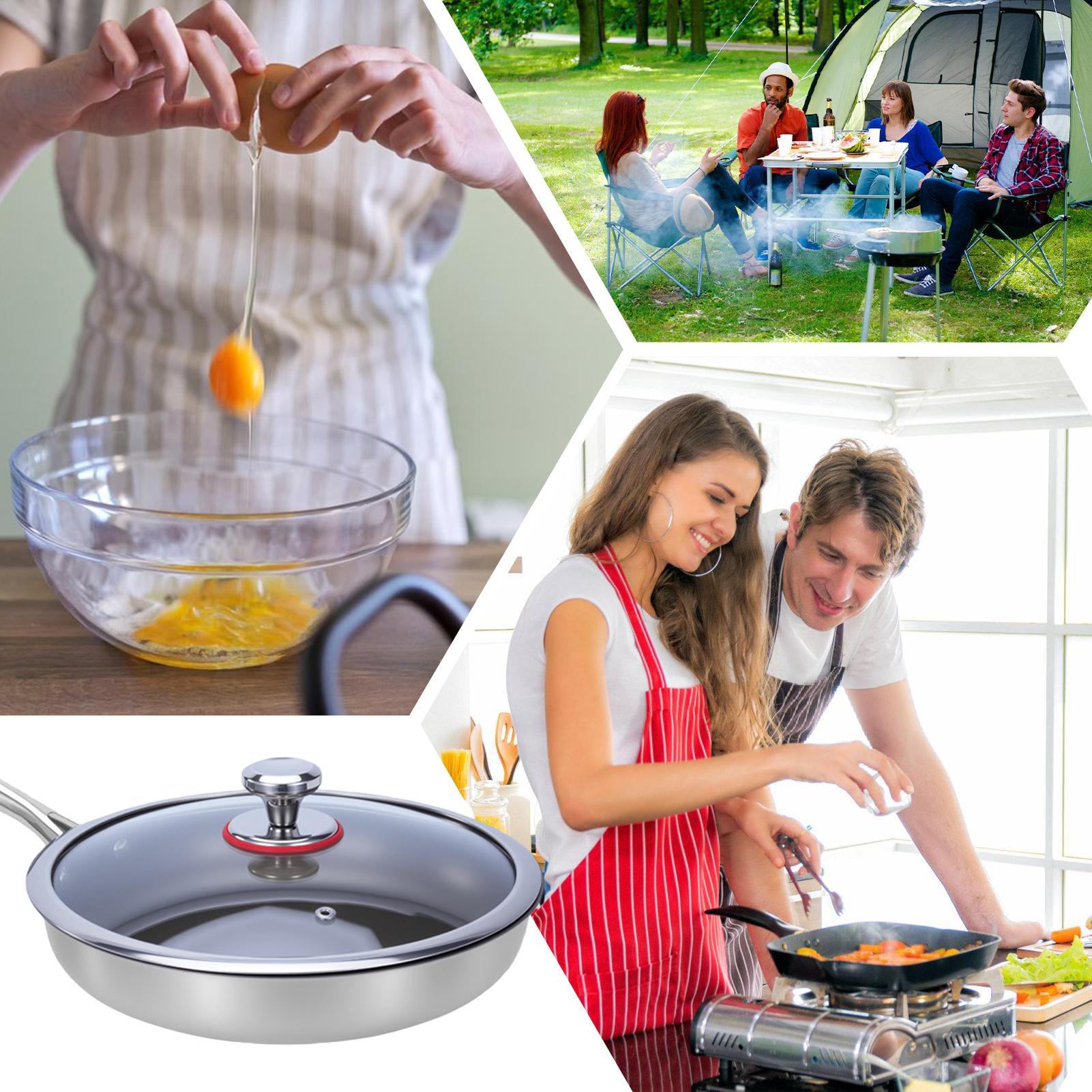 Titanium Cooking Pan Non-Stick - огляд і ціна Home Cooking Meal