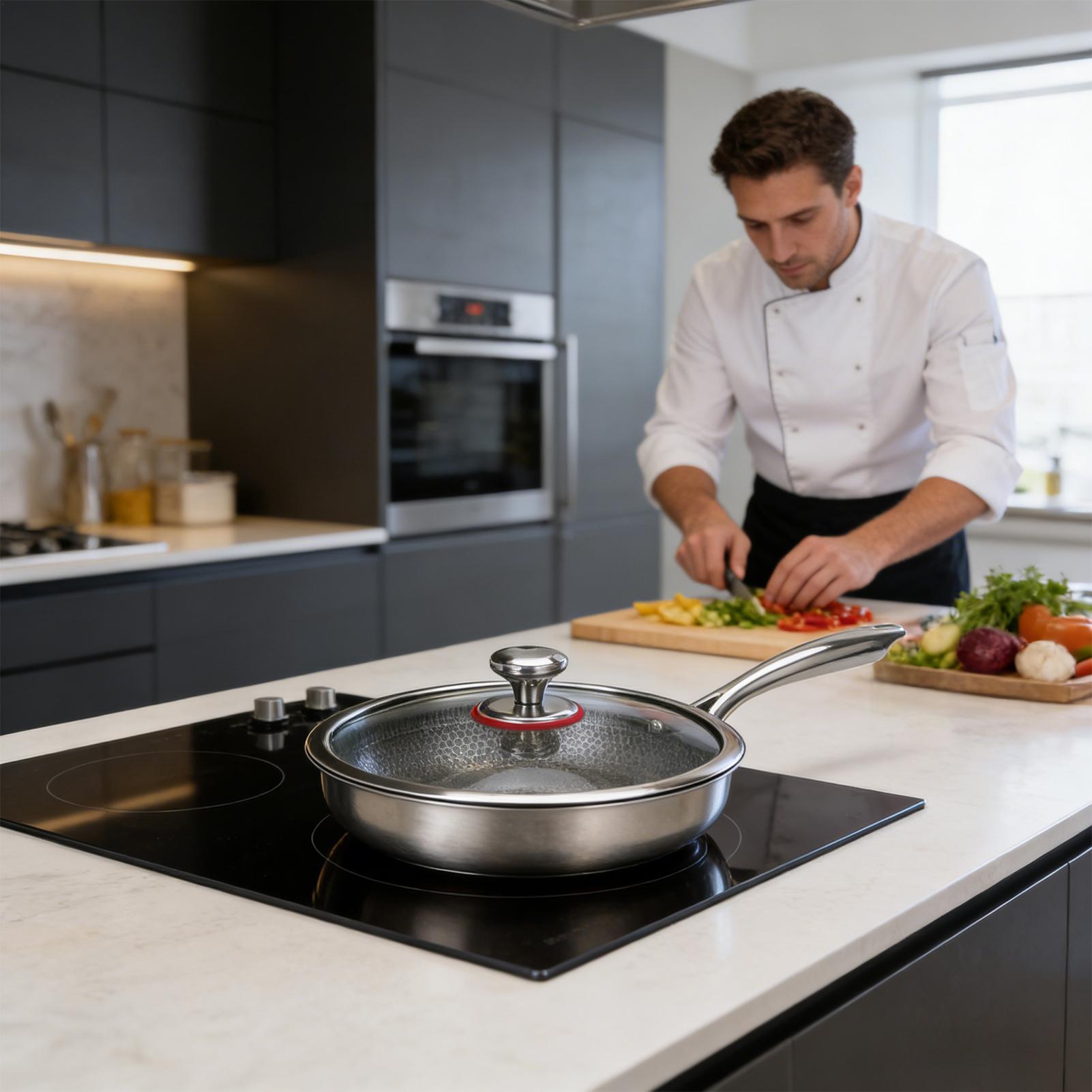Titanium Cooking Pan Non-Stick - огляд і ціна Home Cooking Meal