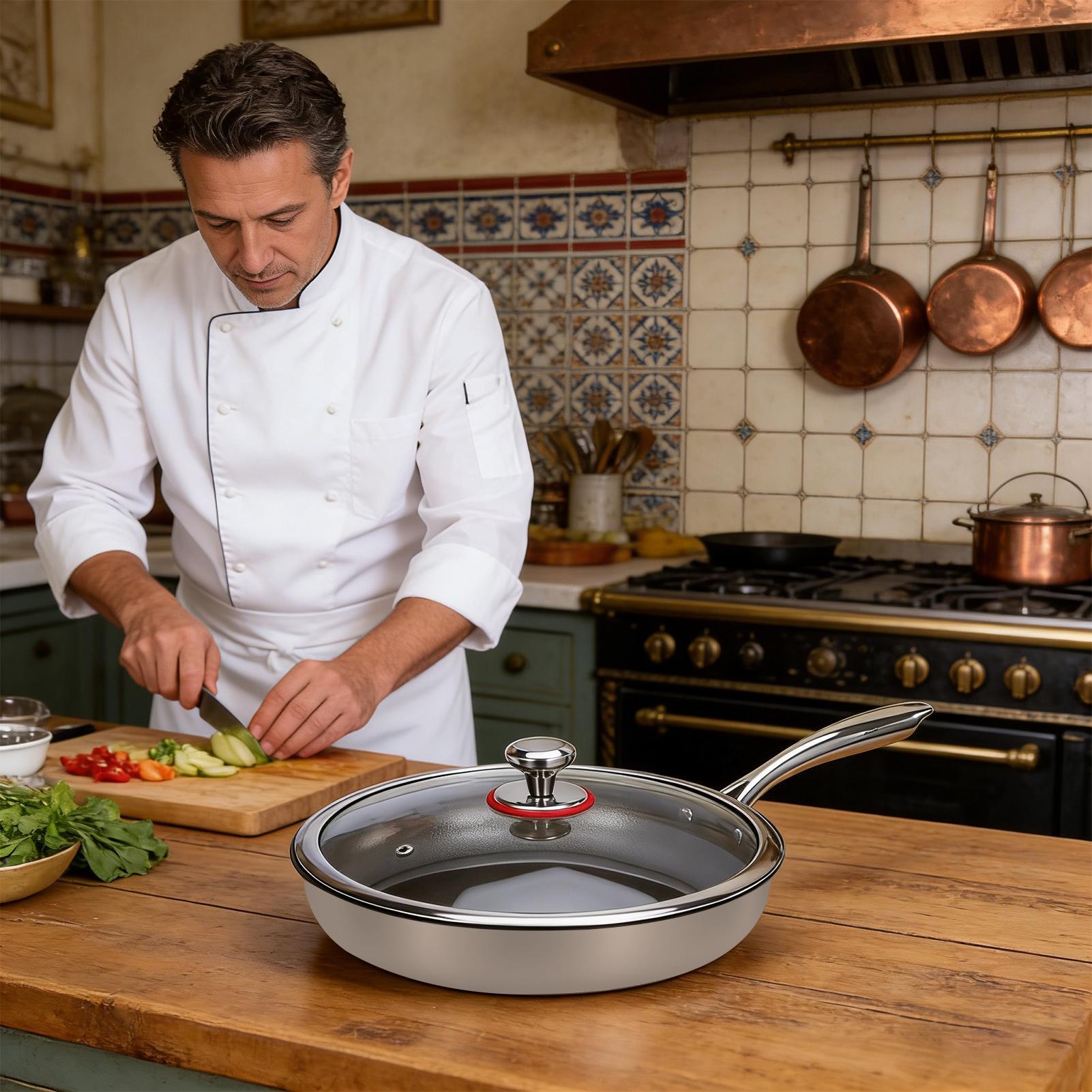 Titanium Cooking Pan Non-Stick - огляд і ціна Home Cooking Meal