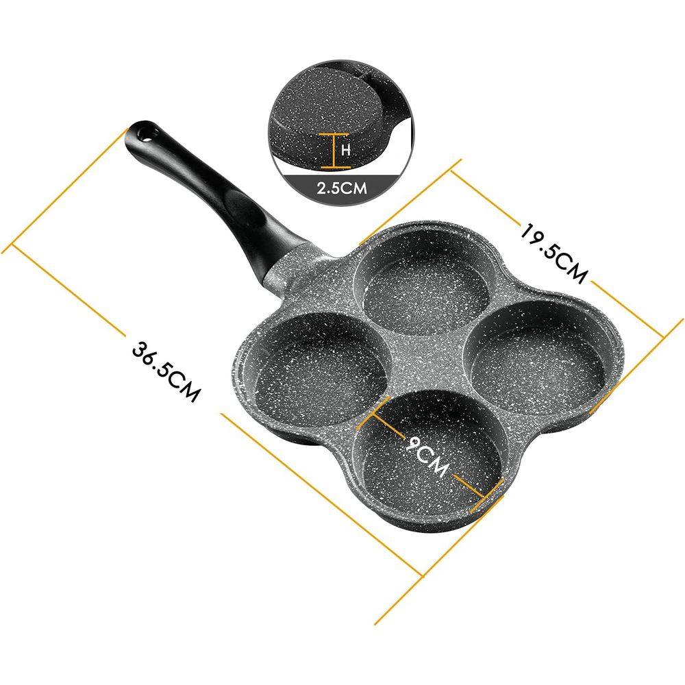 Nonstick 4-Cup Easy Clean Omel - огляд і ціна Crepe Pan Nonstick