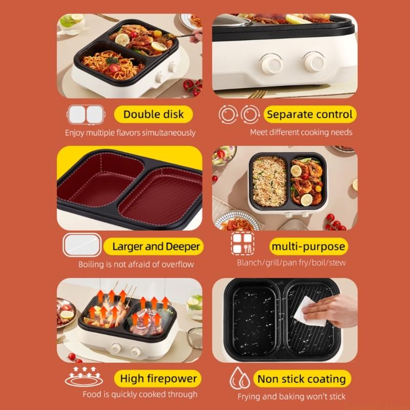 D0AB 1300W Two Zone Cooking An - огляд і ціна Home Cooking Meal