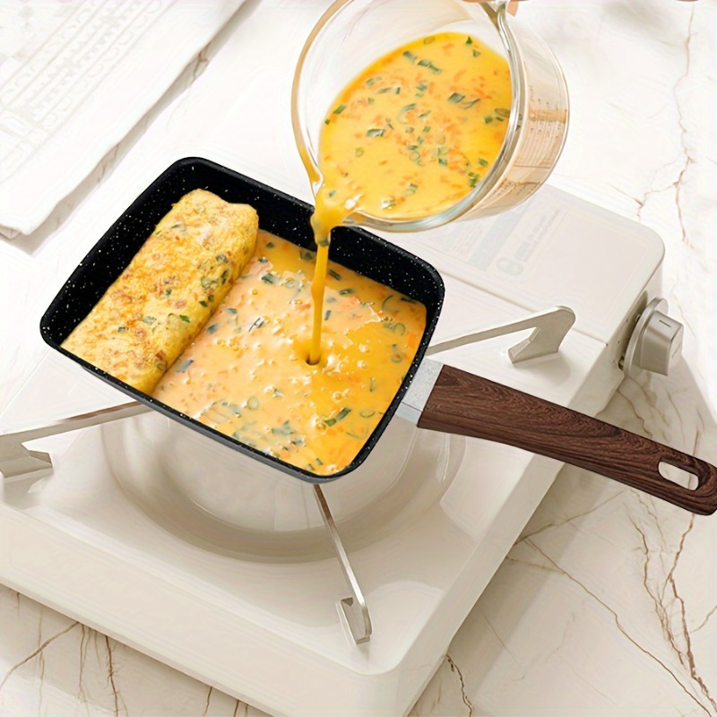 1PCS Egg Fry Pan Square Cast I - огляд і ціна Crepe Pan Nonstick