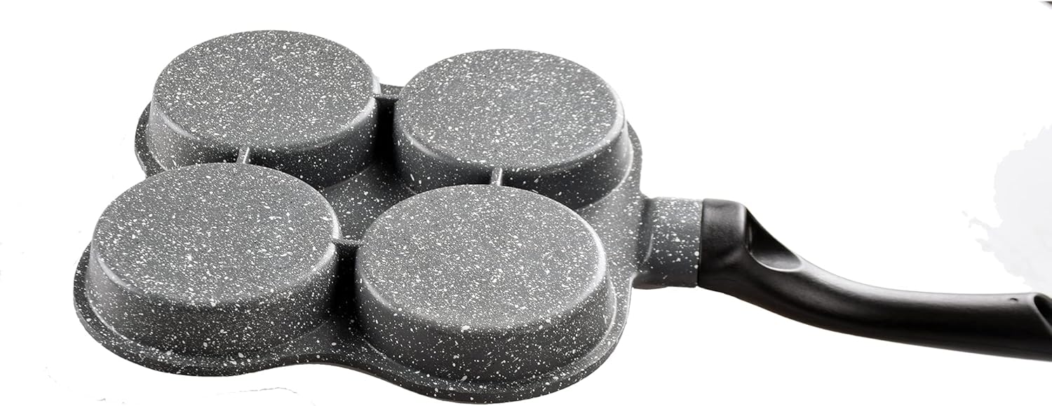4-Cup Nonstick Egg Frying Pan  - огляд і ціна Crepe Pan Nonstick
