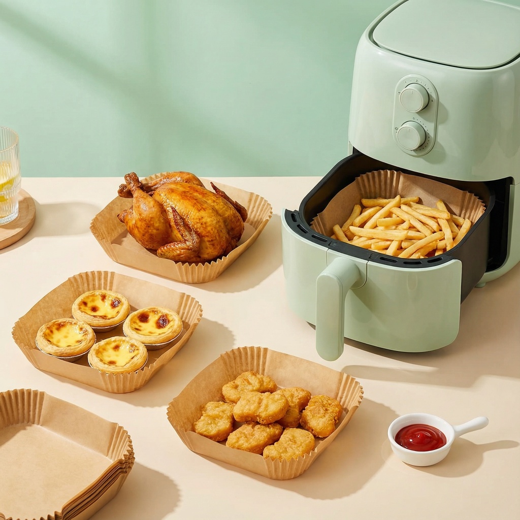 100pcs Thickened Air Fryer Pap - огляд і ціна Home Cooking Oil Disposal