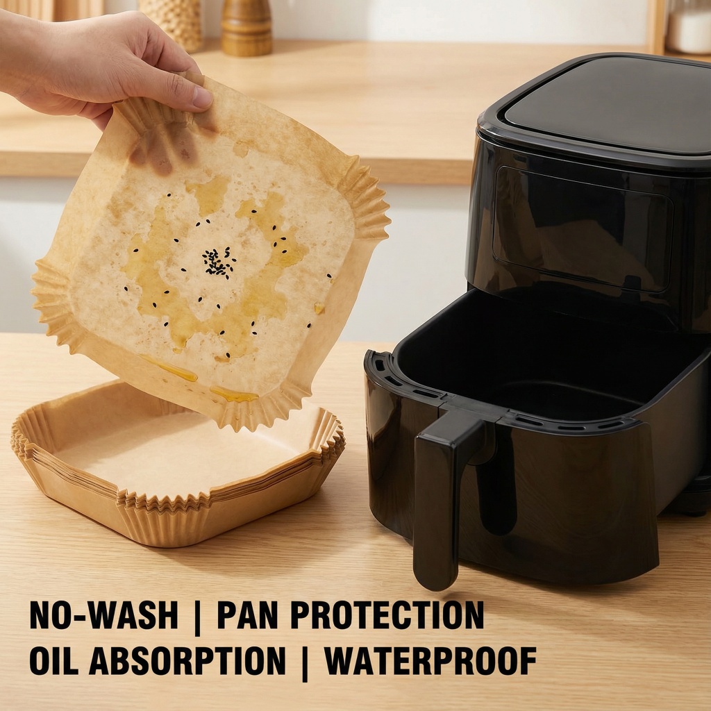 100pcs Thickened Air Fryer Pap - огляд і ціна Home Cooking Oil Disposal