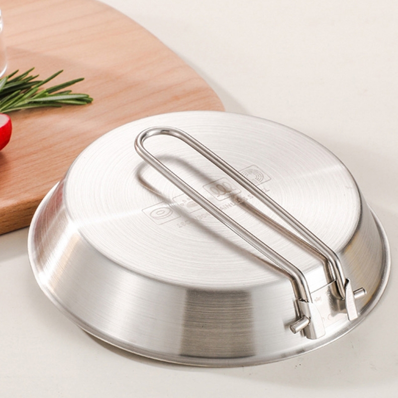 304 Stainless Steel Folding Sk - огляд і ціна Crepe Pan Nonstick