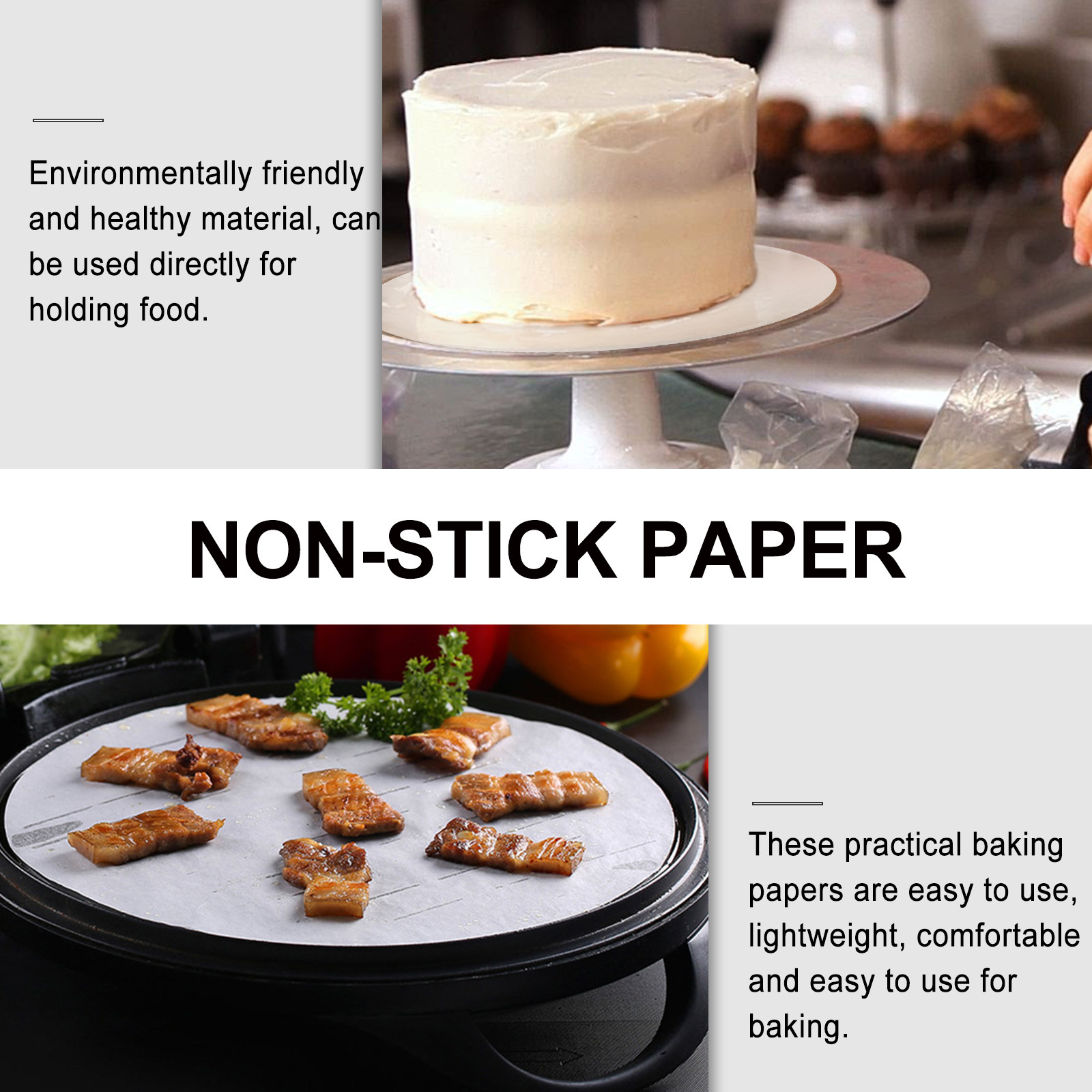 500Pcs Silicone Oil Paper Set  - огляд і ціна Home Cooking Oil Disposal