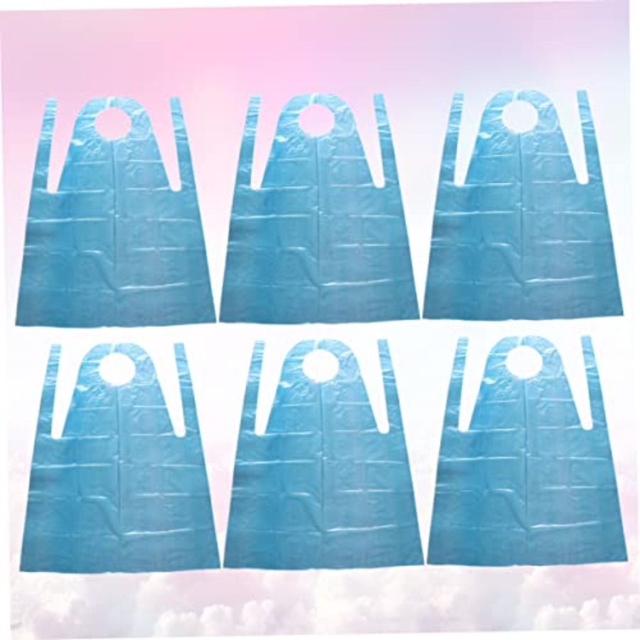 20pcs Disposable Aprons Blue S - огляд і ціна Home Cooking Oil Disposal