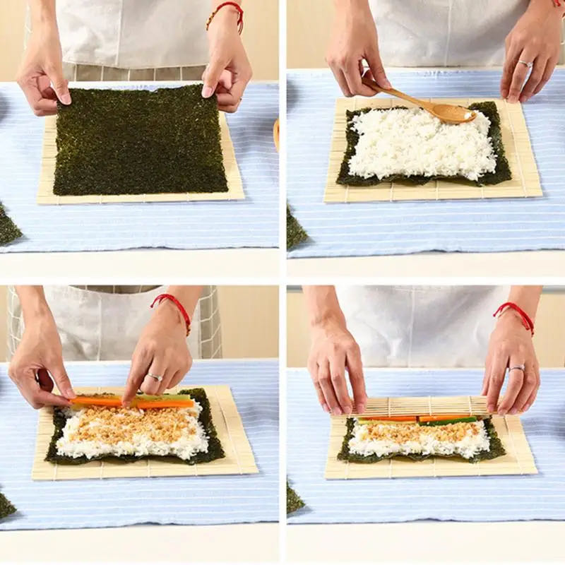 DIY Bamboo Sushi Maker Rolling - огляд і ціна Sushi Mat Bamboo