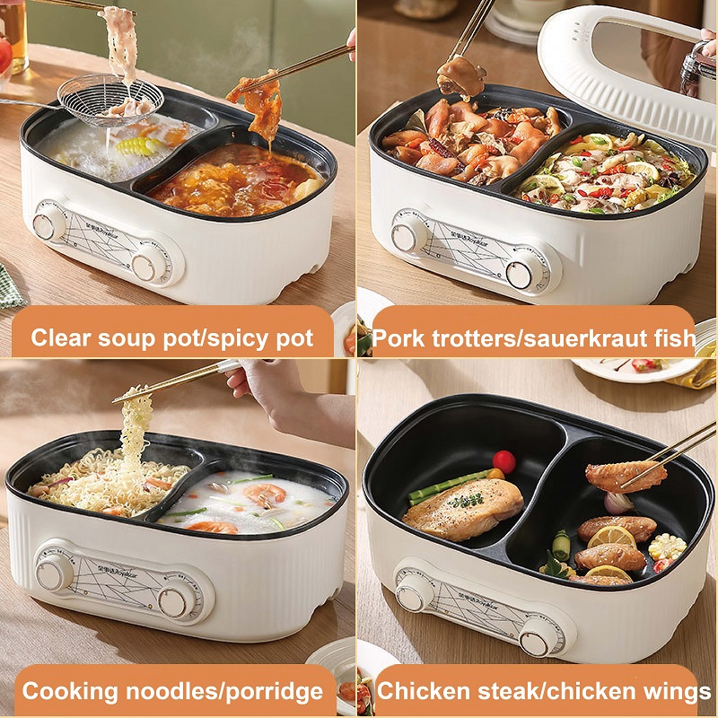 6L Double Liner Electric Hot P - огляд і ціна Crepe Pan Nonstick