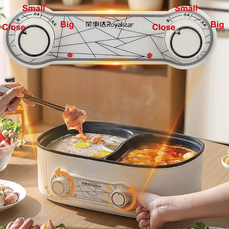 6L Double Liner Electric Hot P - огляд і ціна Crepe Pan Nonstick