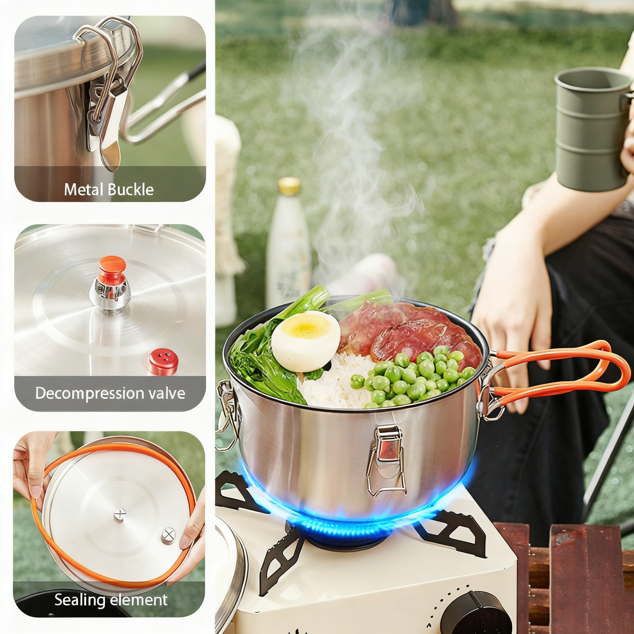 Pandatou Portable High Altitud - огляд і ціна Crepe Pan Nonstick