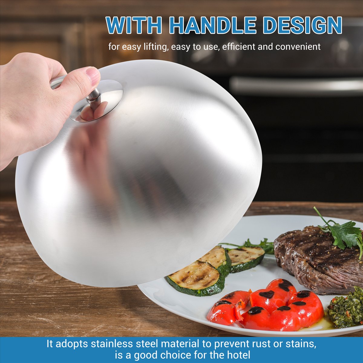 1Pcs 24cm Stainless Steel Stea - огляд і ціна Home Cooking Meal