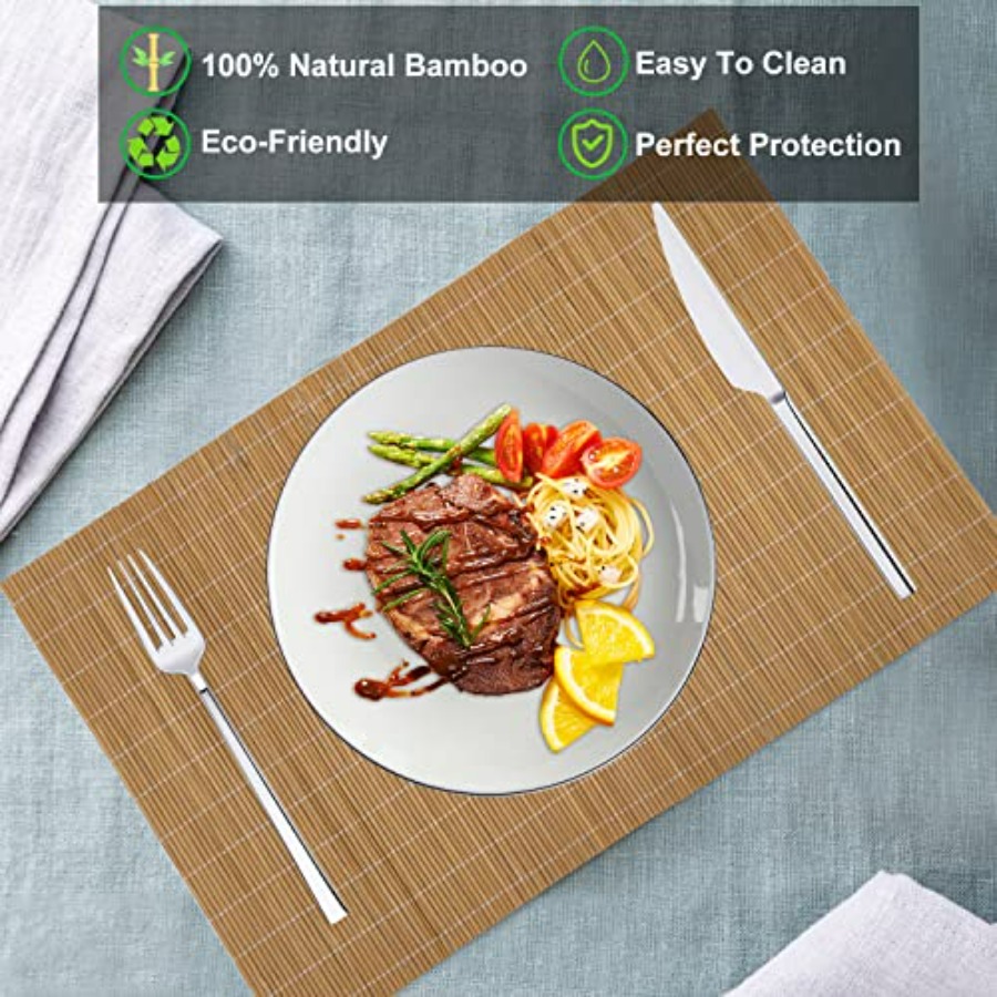 Set of 24 Bamboo Placemats 17. - огляд і ціна Sushi Mat Bamboo