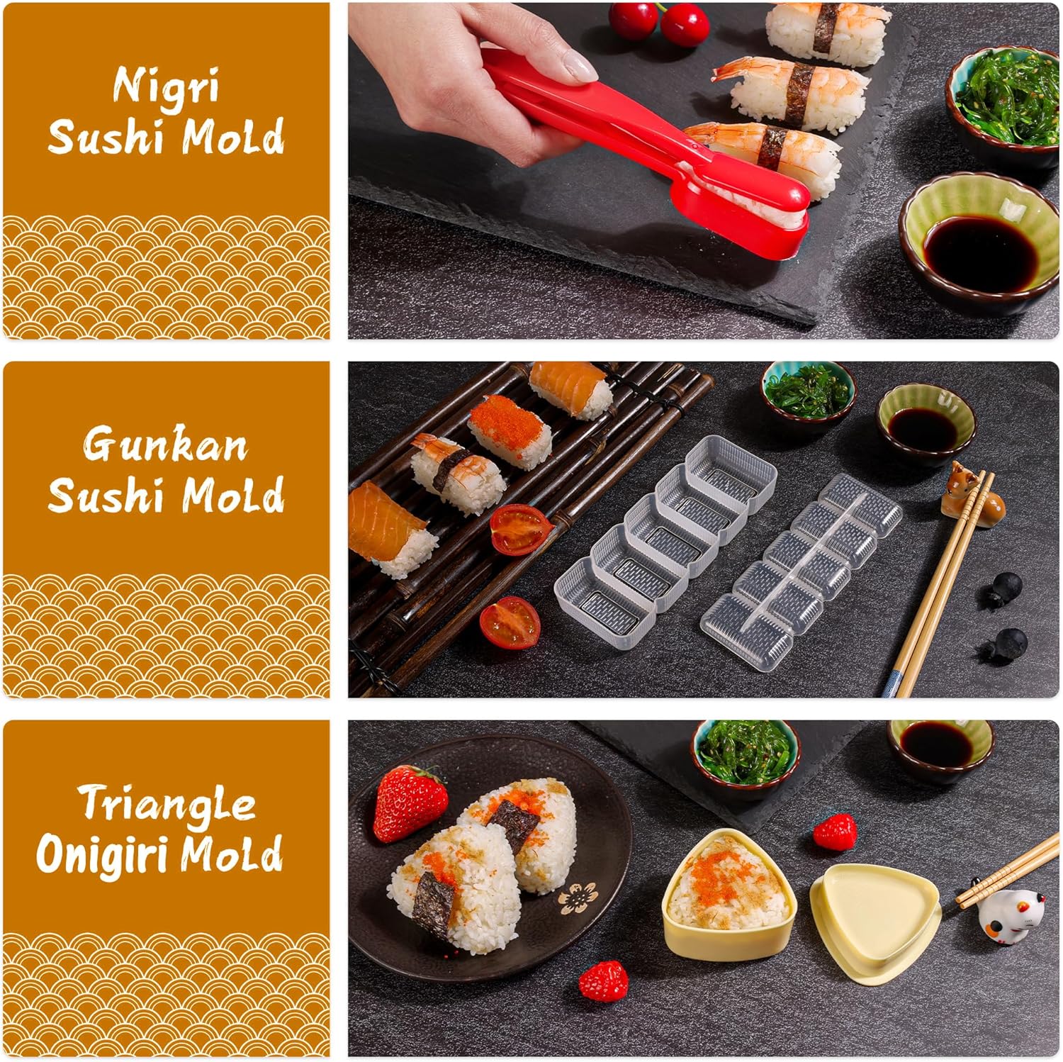 Japanese Omelette Pan Set with - огляд і ціна Sushi Mat Bamboo