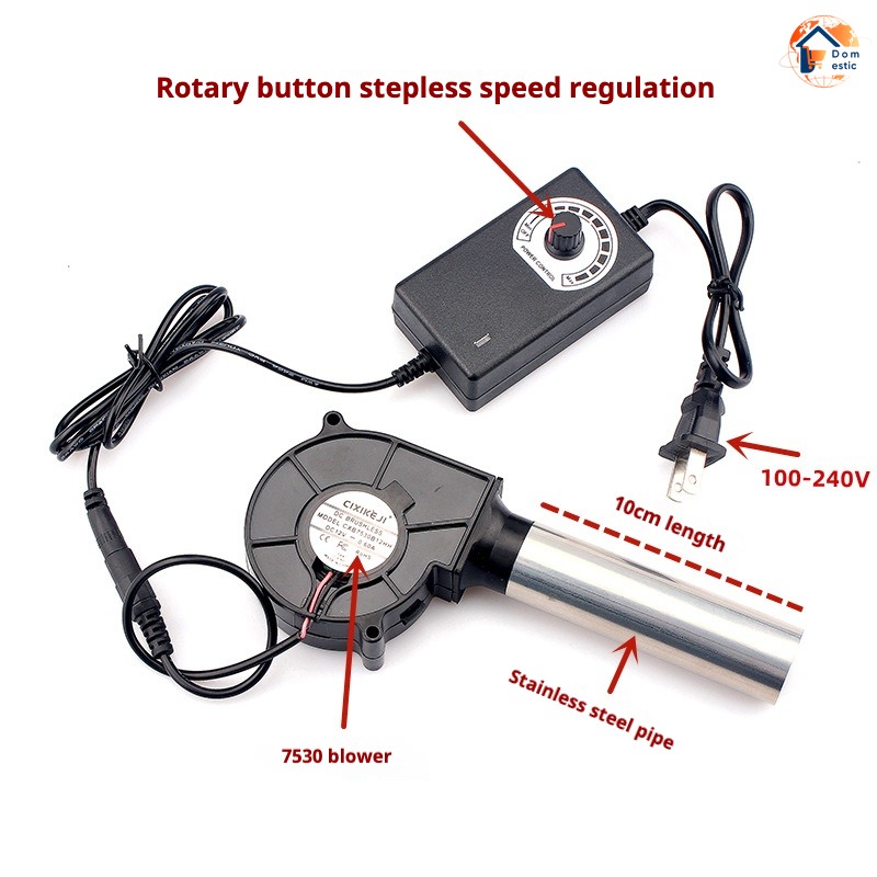 220V BBQ Fan Small Blast Engin - огляд і ціна Uk Home Cooking