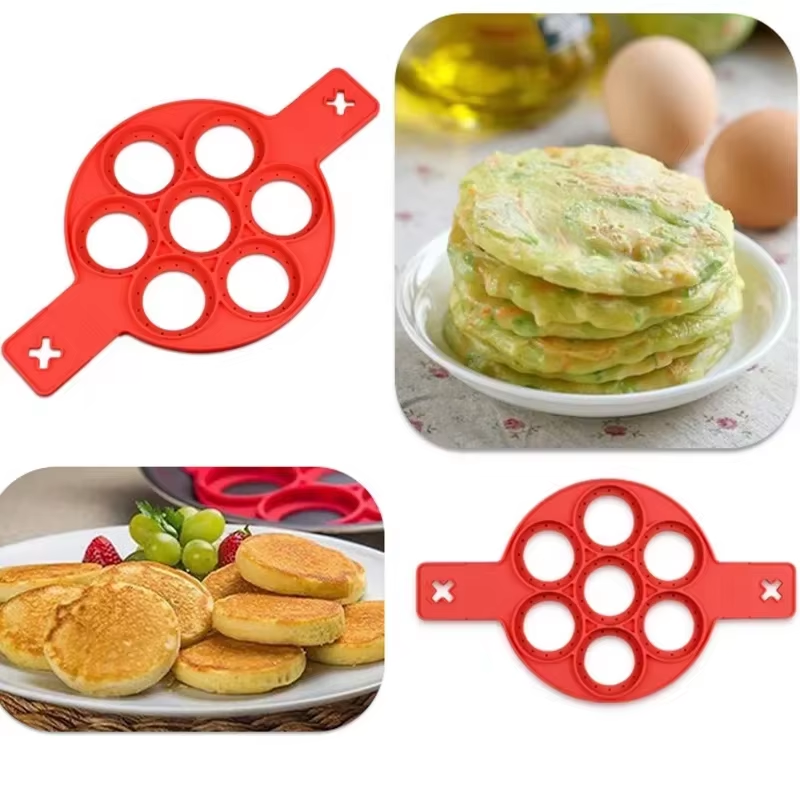 Silicone Non Stick Pot 7-Hole  - огляд і ціна Crepe Pan Nonstick
